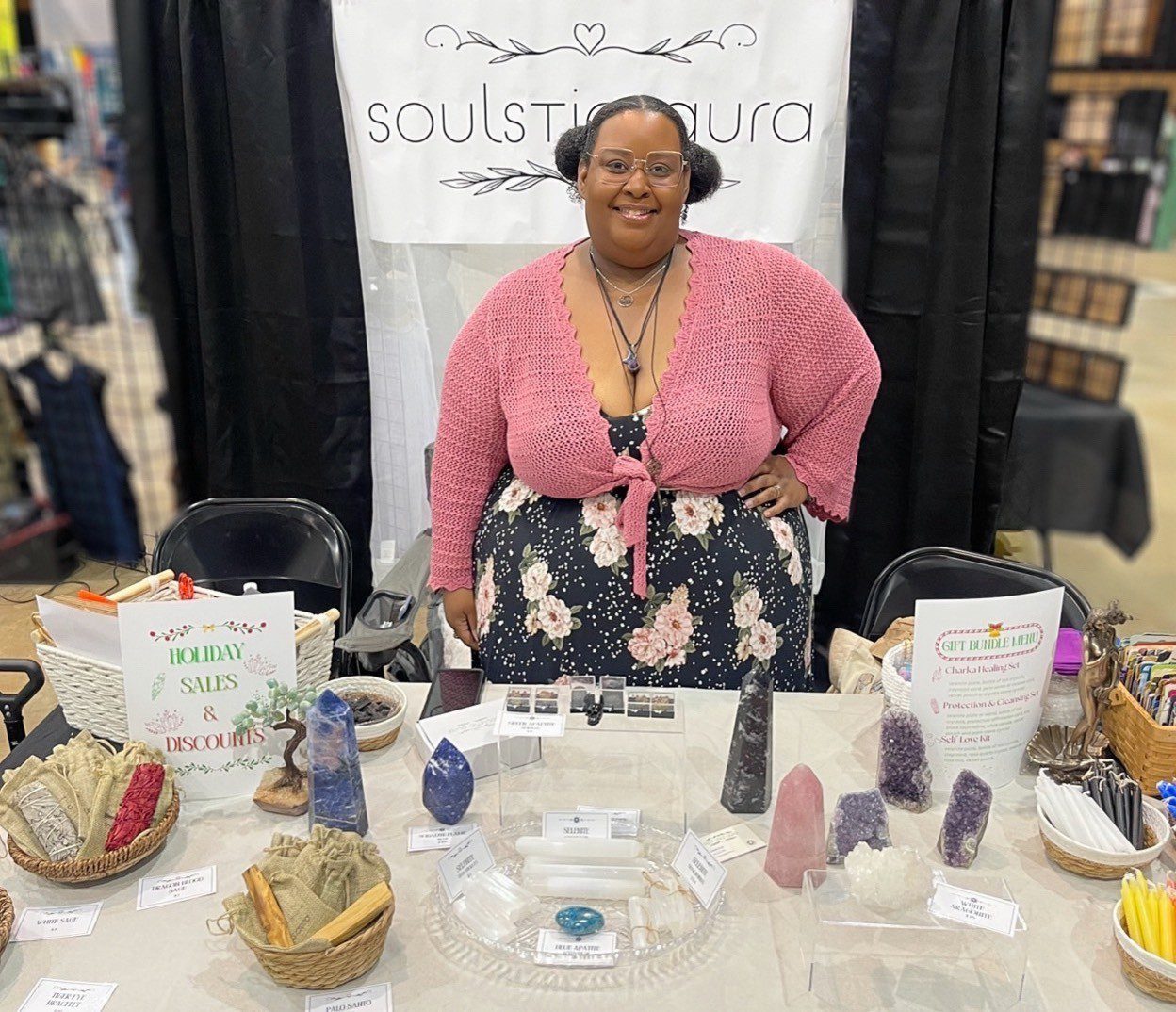 Soustice Aura in the StaarCon 6 Marketplace.